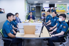 최민호 세종시장, 보람·조치치원지구대 현장 경찰관 격려