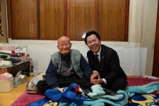 박정현 부여군수, 장수 어르신 댁 방문 세배