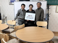 영동군 심천면 장동2리 주민, 경로당에 테이블 2세트 기탁