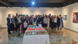 천안 직산읍 주민자치센터 서양화반 그린나래 전시회 개최