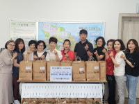 청주시 복대1동 나누리봉사회, 12주년 기념 식료품 나눔