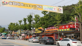 보은군, 솔향미가에서 향토음식거리 홍보