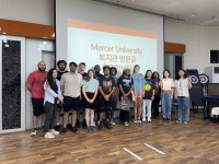 미국 머서대학교 학생들, 충남시각장애인복지관 견학