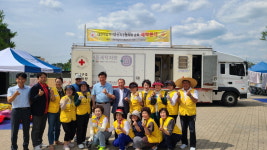 금산군 금산읍적십자봉사회, 찾아가는 세탁 봉사 전개