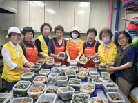 청주 사직2동 자원봉사대, 사랑의 밑반찬 나눔