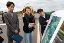 김수민 충북도 정무부지사, 에어로폴리스 조성현장 점검