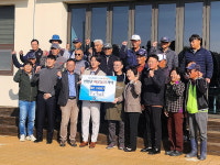 진천군 4-H연합회 정성껏 가꾼 배추로 추위 이겨 내세요