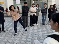 조병옥 음성군수·채민자 음성교육장, 대금고서 수험생 격려