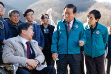 연중 87일 침수 양백마을 진입로 통행불편 해소