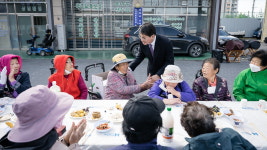 청양군, 저소득층 노인결식 해소 무료경로식당 운영