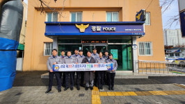 영동서 중앙지구대, 신임 8명 경찰관 전입 환영식 개최