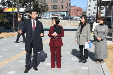 윤건영 충북교육감, 3월 개교 오송솔미초 방문