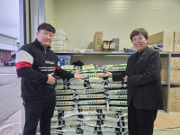 부여군농업인경영회 조상연 사무국장, 세도면에 사랑의 쌀 전달