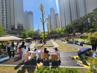 층간 소음 주제 청주 가마힐데스하임 그림그리기 대회