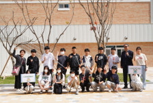 청주 용아중 환경동아리 그린피스 플로깅 활동