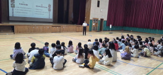 청원경찰서, 덕벌초서 어린이 교통안전교육