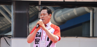 국민의힘 장동혁, 충청권 찾아 김문수 지원 유세