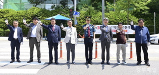 [역전마라톤] 옥천에서 마지막 시총하는 내빈들