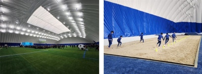 정영석 청주시의원, 내수체육공원에 스마트 에어돔 건의