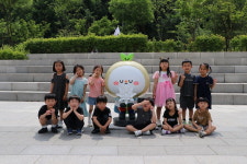 보훈부 캐릭터 보보(保報), 국립괴산호국원 현충관 진입로에 등장