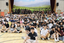 옥천 장야초 찾아가는 충북도립교향악단 연주회 큰 호응