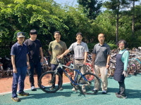 재활용·나눔 일석이조… 증평송산휴먼시아1단지 사랑의 자전거 나눔 눈길