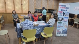 건협 충북·세종지부, 청주시노인종합복지관에서 건강캠페인