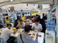 증평장뜰로타리클럽, 장애인 위해 무료 국밥 나눔