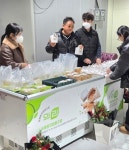 두드림협동조합, 청주서 100번째 무료 나눔 행사