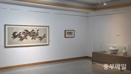 운보미술관, 김기창 화백 바보산수 조명… 서투름의 사유 展