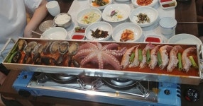제주도 서귀포시 중문 맛집 ‘기원뚝배기’ 약초숙성 통갈치조림에 생전복 무료 서비스