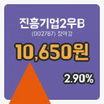 주식마감진흥기업2우B 15일 10,650원 마감