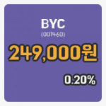 [BYC주가] 13시 58분 현재 248,500원