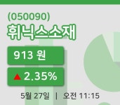 [휘닉스소재주가] 11시 15분 현재 913원