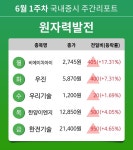 [주간 증시 리포트] 6월 1주차 원자력발전 테마 주간 리포트 : 비에이치아이, 우진, 우리기술, 한양이엔지, 한전기술 등 강세
