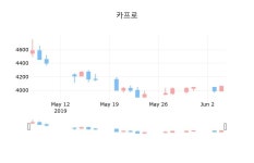 마감증시보고카프로 5일 4,065원 장마감주식차트정리  