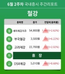 [주간 증시] 6월 2주차 철강 업종 주간 증시 : 세아제강지주, 부국철강, 고려제강, DSR제강 등 강세