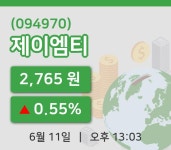 [제이엠티주가] 13시 03분 현재 2,765원