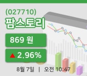 [팜스토리주가] 7일 이시각 현재  869원