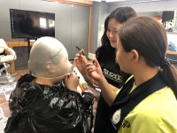 수203 대구미용학원, 대구 바디페인팅, 특수분장수업으로 눈길