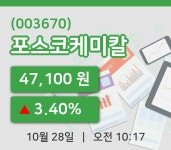[포스코케미칼주가] 10시 17분 현재 47,100원