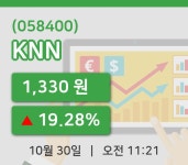 케이엔씨(K&C)006 | [KNN주가] 30일 이시각 현재 1,330원