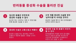 반려동물 중성화 수술 둘러싼 진실 혹은 거짓