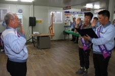 금성백조 죽동예미지, 무재해·무하자 선포식
