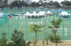 천안축구센터에 풋살구장 4면 완공