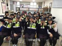 호수돈여중 대전중부서 찾아 예비경찰 체험 학습