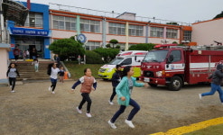 석문초등학교, 석문119안전센터와 합동소방훈련 실시