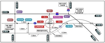 목천IC와 국도21호선 연계 입체교차로 생긴다