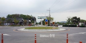 부여군 시가지 정비 속도…궁남로 공사 완료