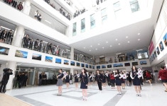 새롬고 학생들 그때 그 심정으로 日역사왜곡 규탄